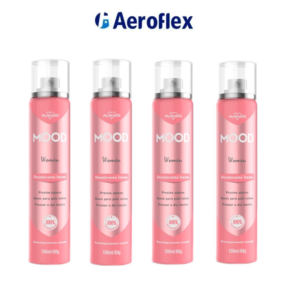 desodorante intimo Mood 100ml My Health mulher cuidado intimo perfume intimo Feminino Frescor Diário Proteção