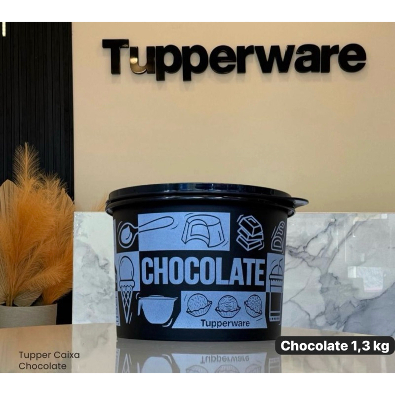 Pote Caixa Chocolate Pop Box PB 1,3kg tupperware