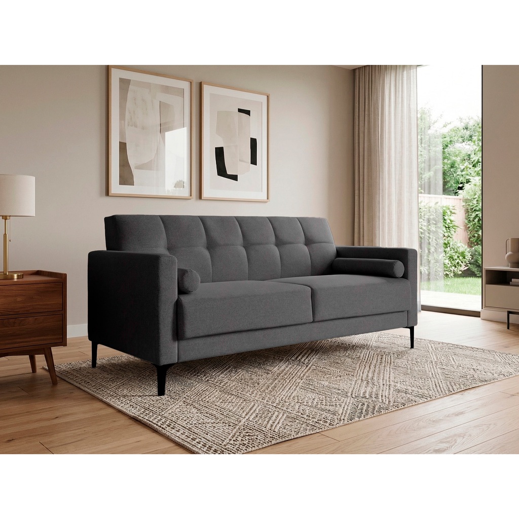 Imagem Sofá Living Fixo 1,60m Chicago Linho Soft - NETSOFAS