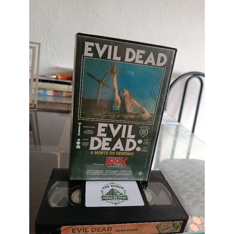 Fita VHS Evil Dead A Morte Do Demônio Leg/Dub