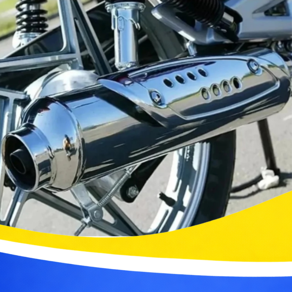 Protetor Escapamento Yes 125 2008 a 2011 Cromado Capa Escape Suzuki Yes125