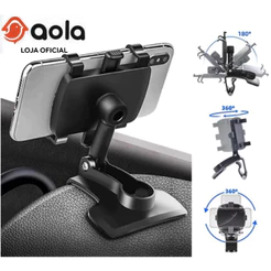 Suporte de Celular Multifuncional para Carro Versátil Firme e Resitênte