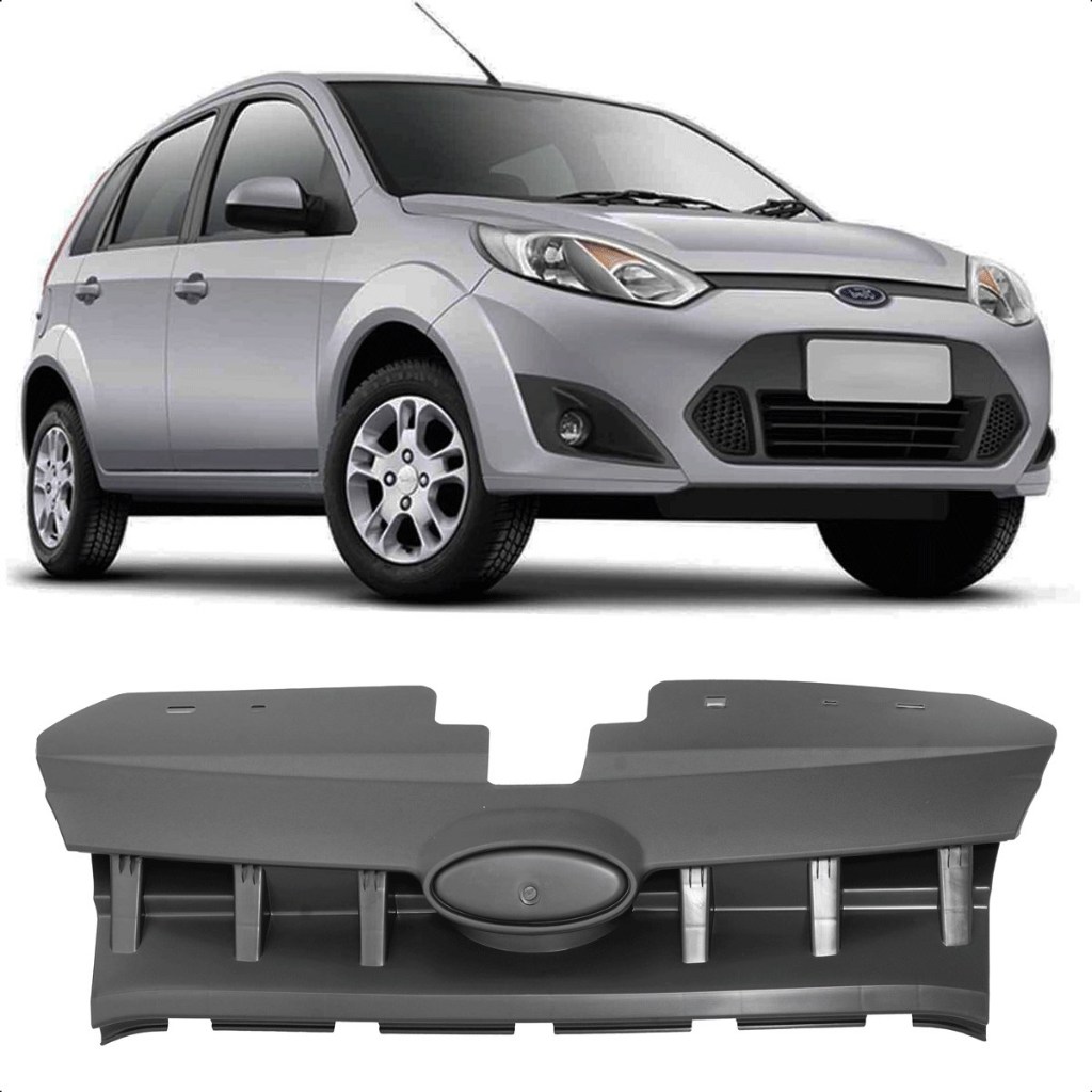 Grade Radiador Fiesta 2010 2011 2012 2013 2014 Sem Emblema - IMPORTADO