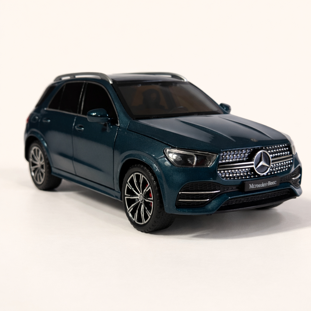 Miniatura Mercedes-Benz GLE 350 1:24 Metal Com Portas e Capô Abrem SUV Luxo Grande Colecionável