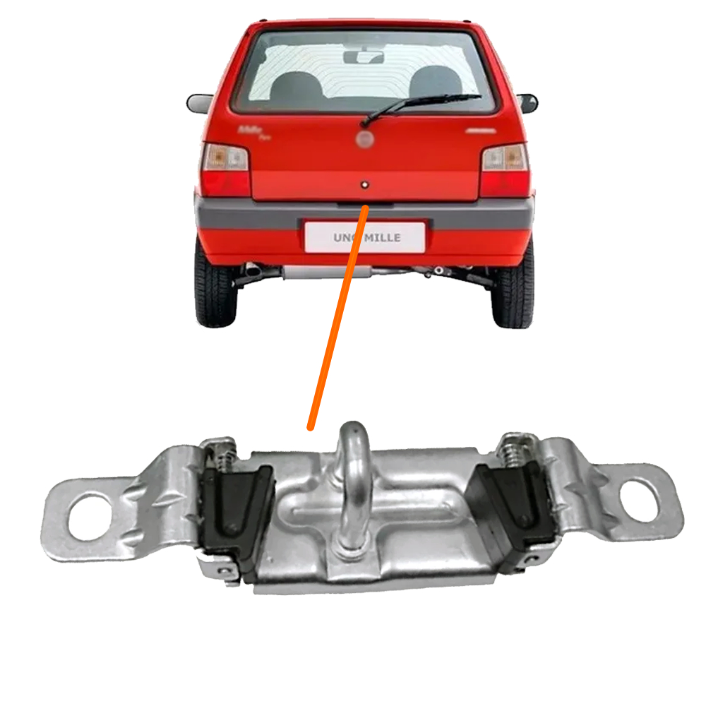 BATENTE PORTA MALAS FIAT UNO MILLE 2/4 PORTAS 2004 2005 2006 2007 2008 2009 2010 2011 2012