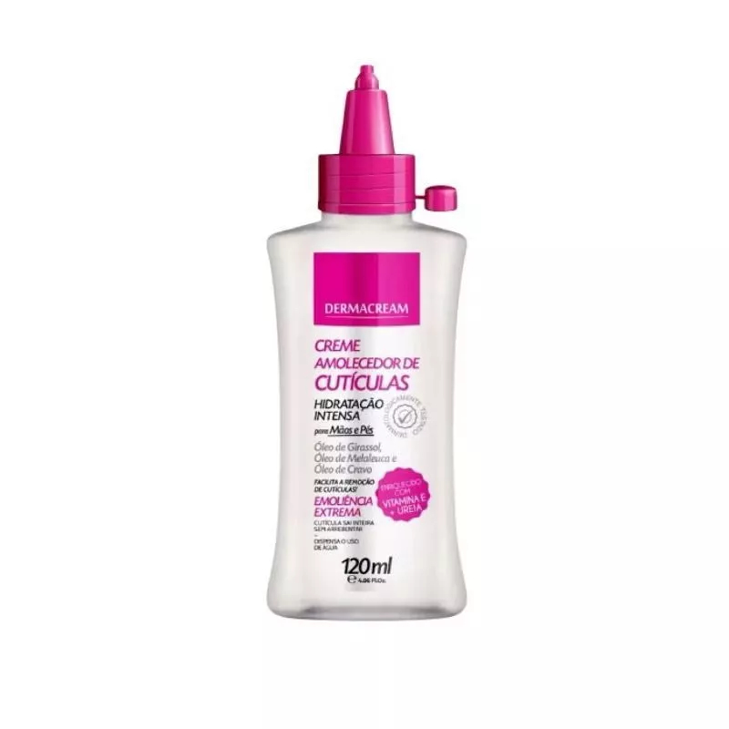 Creme Amolecedor de Cutículas – Hidratação Intensa Com Óleo de Girassol Cravo e Melaleuca Mãos e Pés