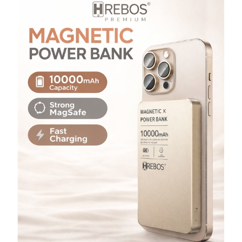 Power Bank 10.000mAh Magnético MagSafe 22.5W Compacto Leve Homologado Anatel