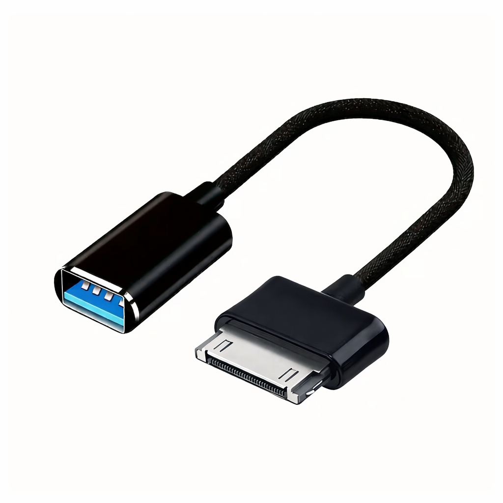 Cabo OTG USB Adaptador Alta Velocidade para Tablet Samsung Conecta Pendrive Teclado Mouse Plug and Play