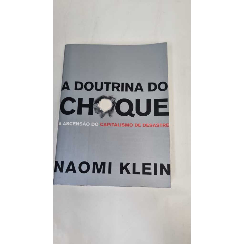 Livro A Doutrina do Choque Naomi Klein Nova Fronteira A7920