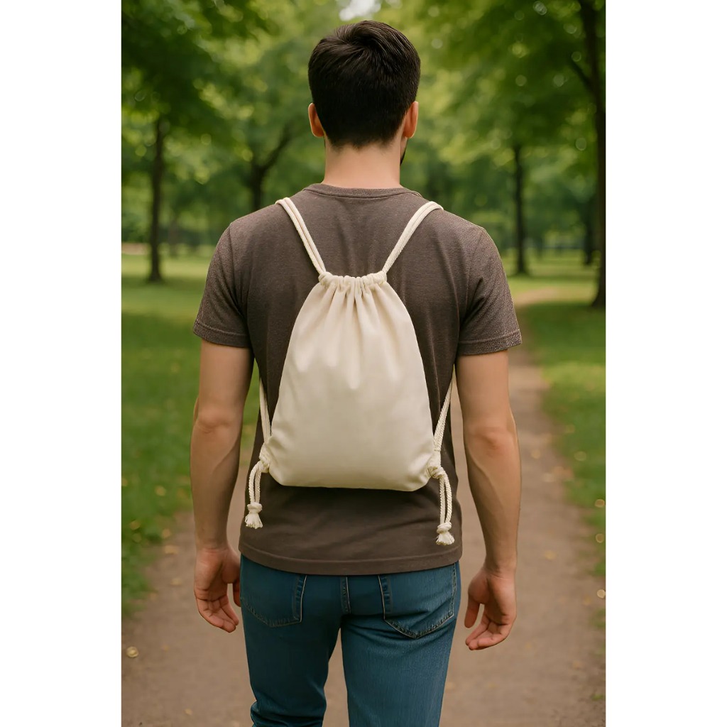 Kit 5 Mochila Saco 45x35 Sarja Pesada 100% Algodão para Dtf ou Silk