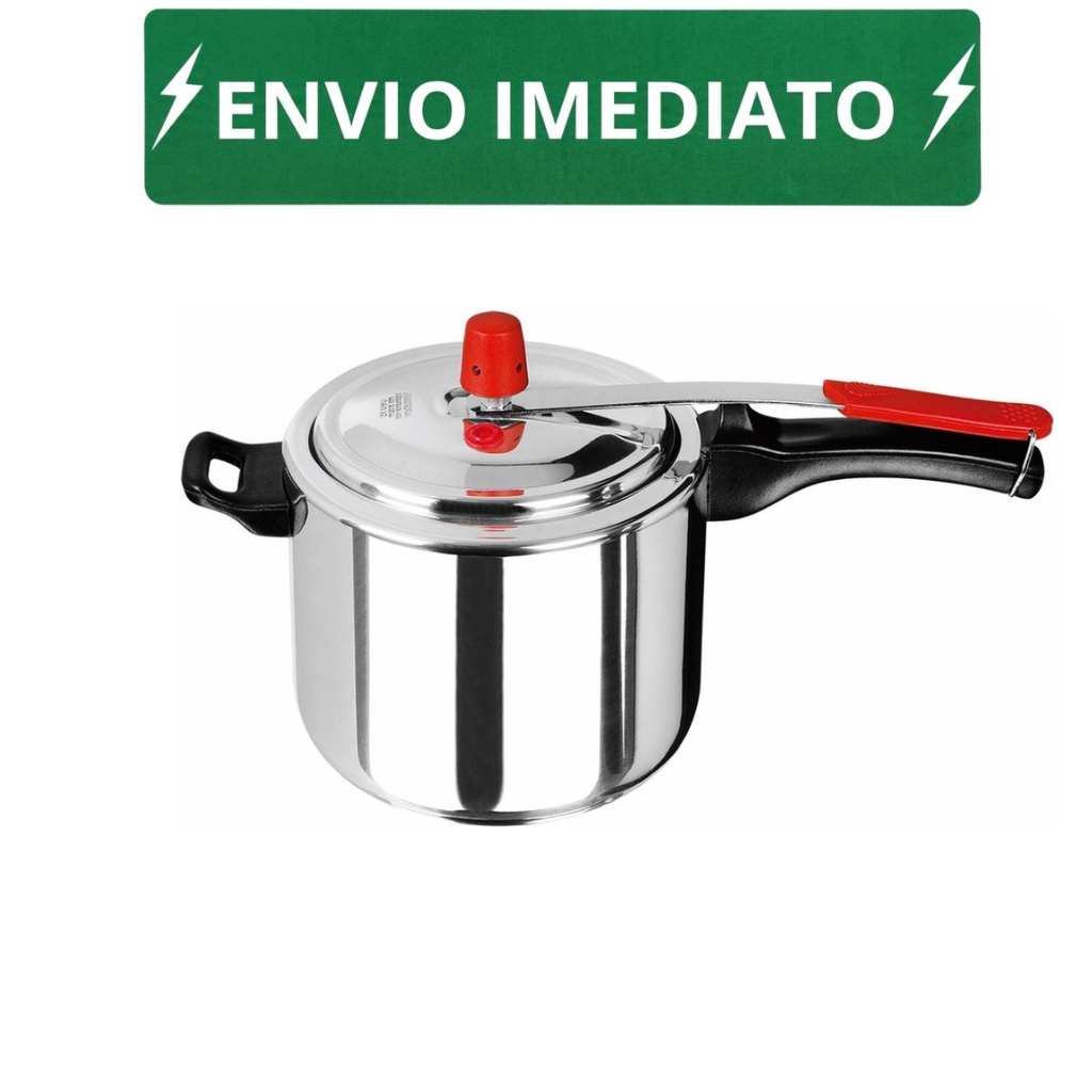Panela De Pressão Grande 10 Litros Alumínio Globo - INMETRO