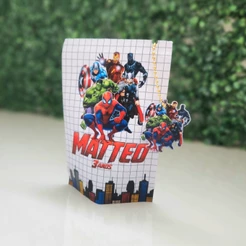 Saquinho Personalizado Zip Lock Vingadores/ Lembrancinha para Festa/ Aniversário