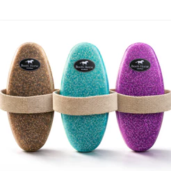 Escova para Pelo de Cavalo com Cerda Round 17CM GLITTER- Boots Horse