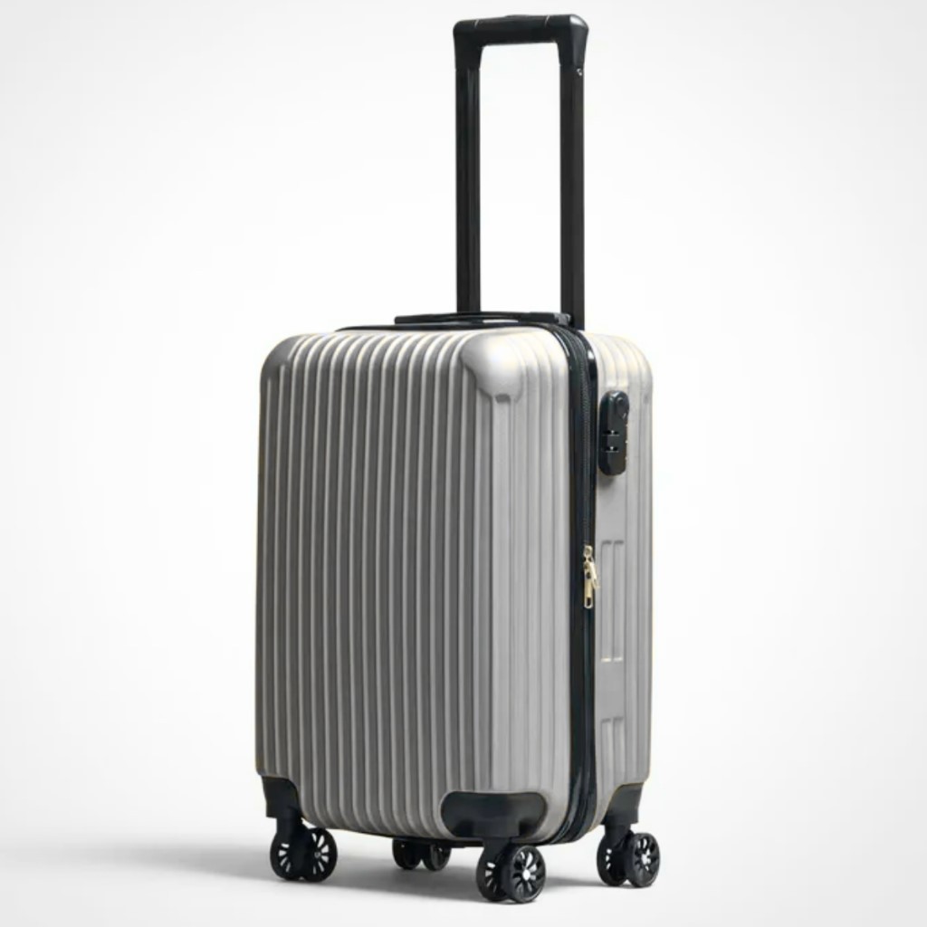 Mala de viagem 10kg pequena mala de bordo para aviao em abs rodinha reforçada padrao anac 55x25x35