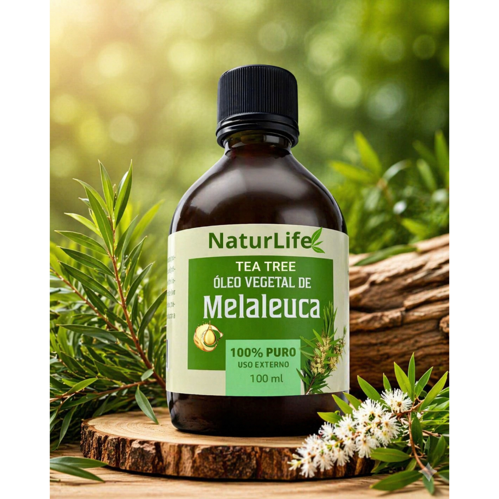 Óleo vegetal de Melaleuca 100%  natural 100ml