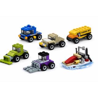 Blocos de Montar Mini Veículo Infantil Unitário Carrinho Caminhão Mini Peças