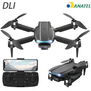 E99 Pro Drone Dual Câmera 4k Wifi 2.4 Ghz Estável 1 Baterias Com Motor Sem Escovas e Anatel