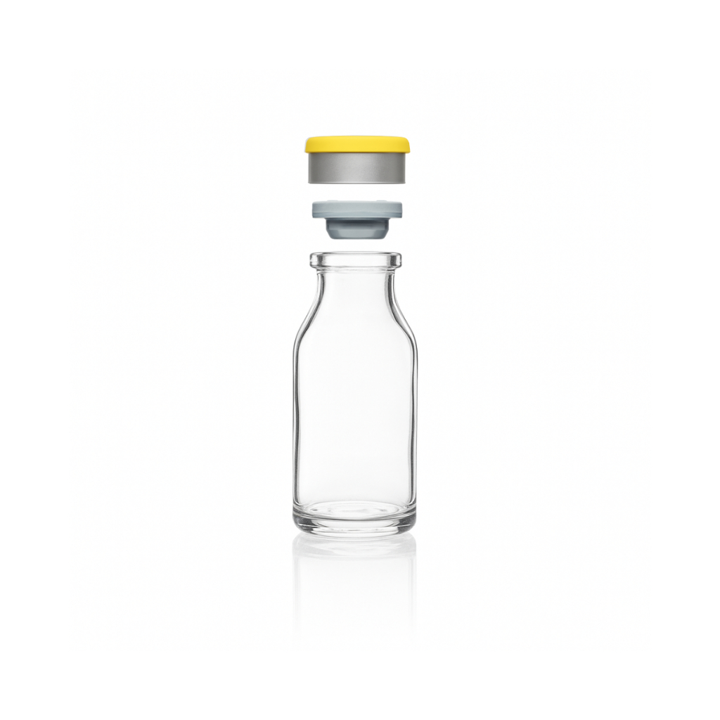 10 Frasco Penicilina(vazio) 10ml C/borracha E Selo Flip Off