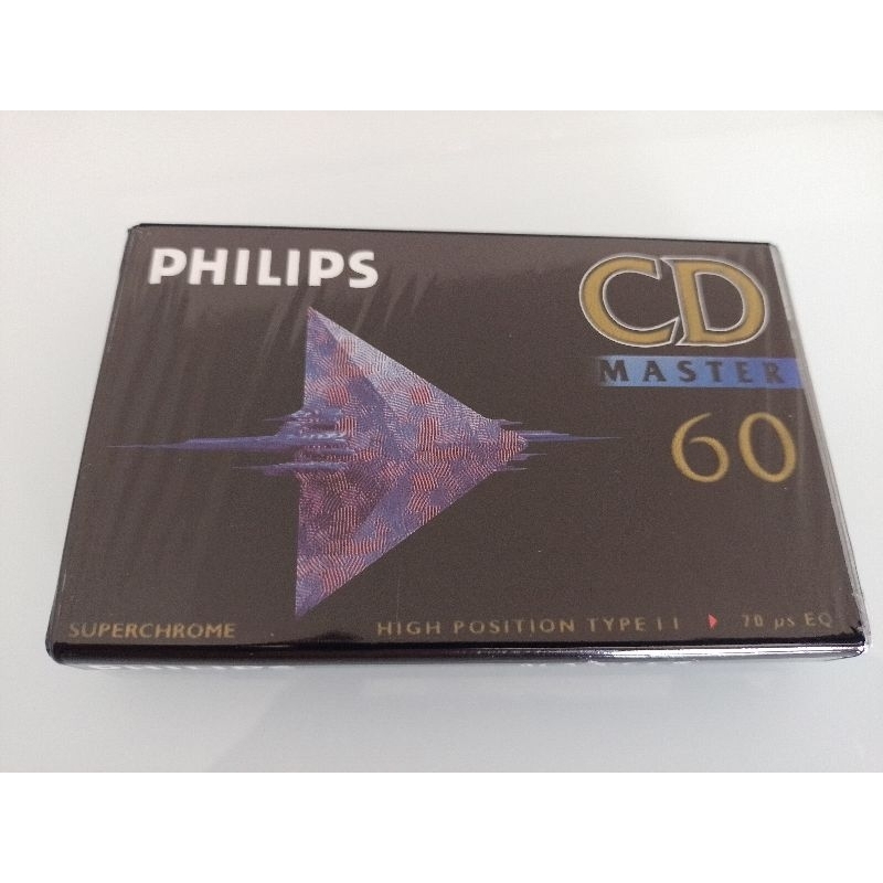 Fita K7 PHILIPS CD MÁSTER 60 SUPERCHROME HIGH POSITION TYPE II 70 psEQ.