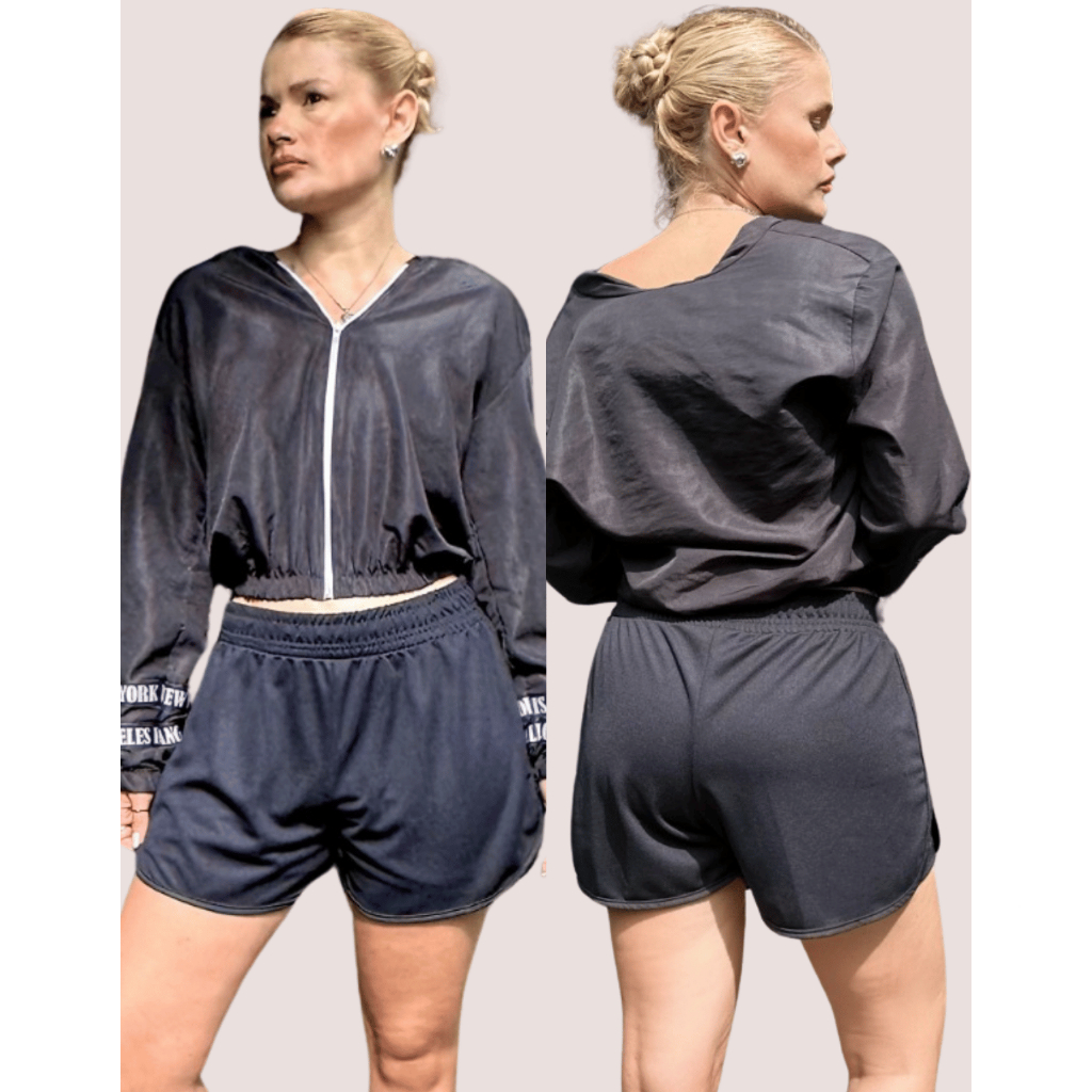 Shorts Fitness Zero Transparência Fitness Cintura Alta  Academia Com Bolso Porta Celular Bermuda