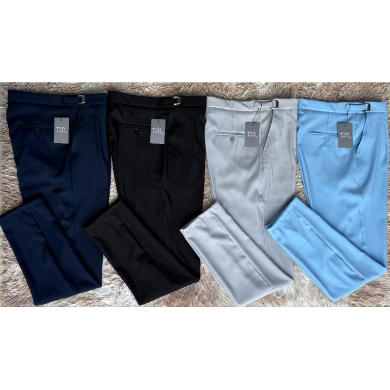 Calça Alfaiataria Masculina Ajuste Lateral e elastano