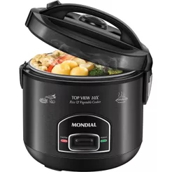 Panela Elétrica MONDIAL Top View 10X, Black Inox, 700W, 220V - PE-30-10X