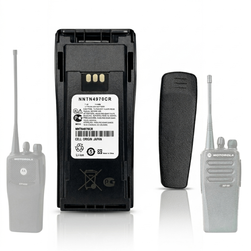 Bateria P/ Rádio Motorola DEP450 + Clip / Presilha
