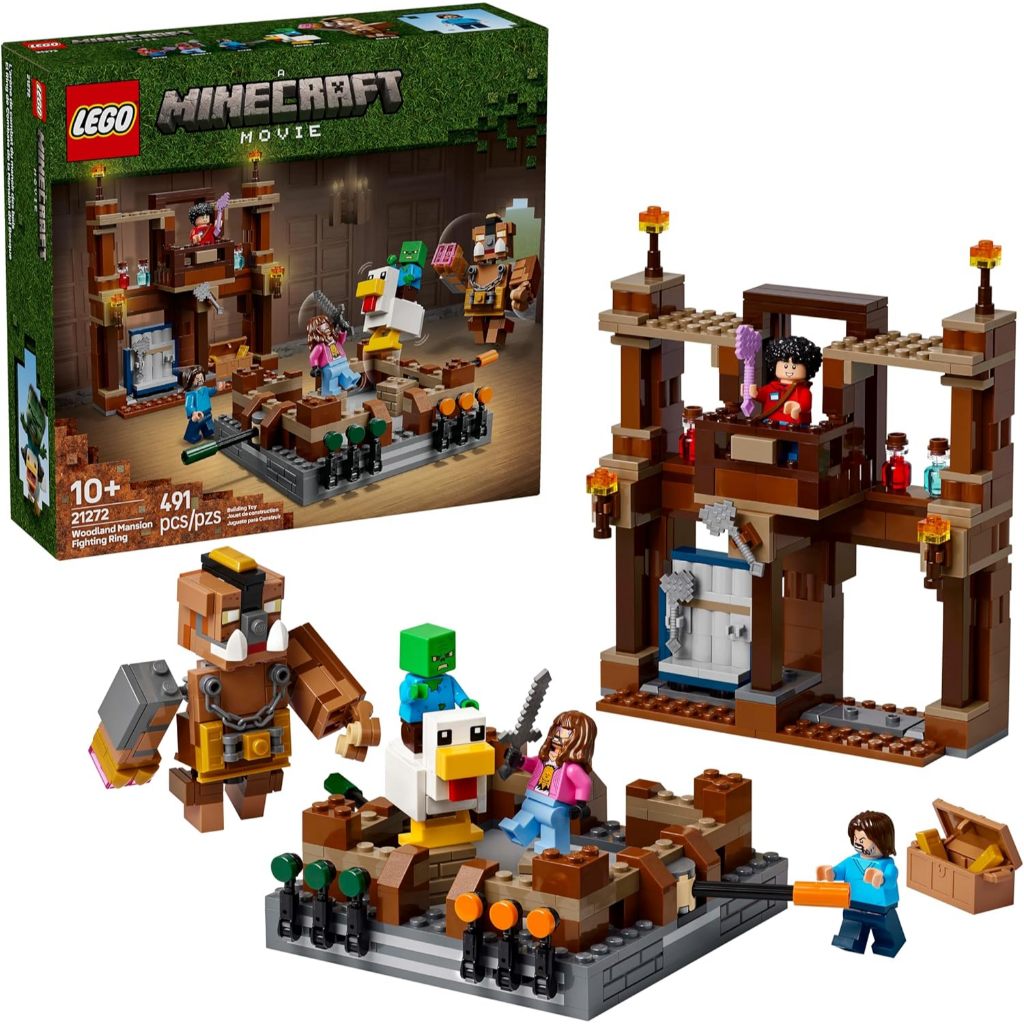 Lego Minecraft O Filme Ringue De Luta Da Floresta 21272
