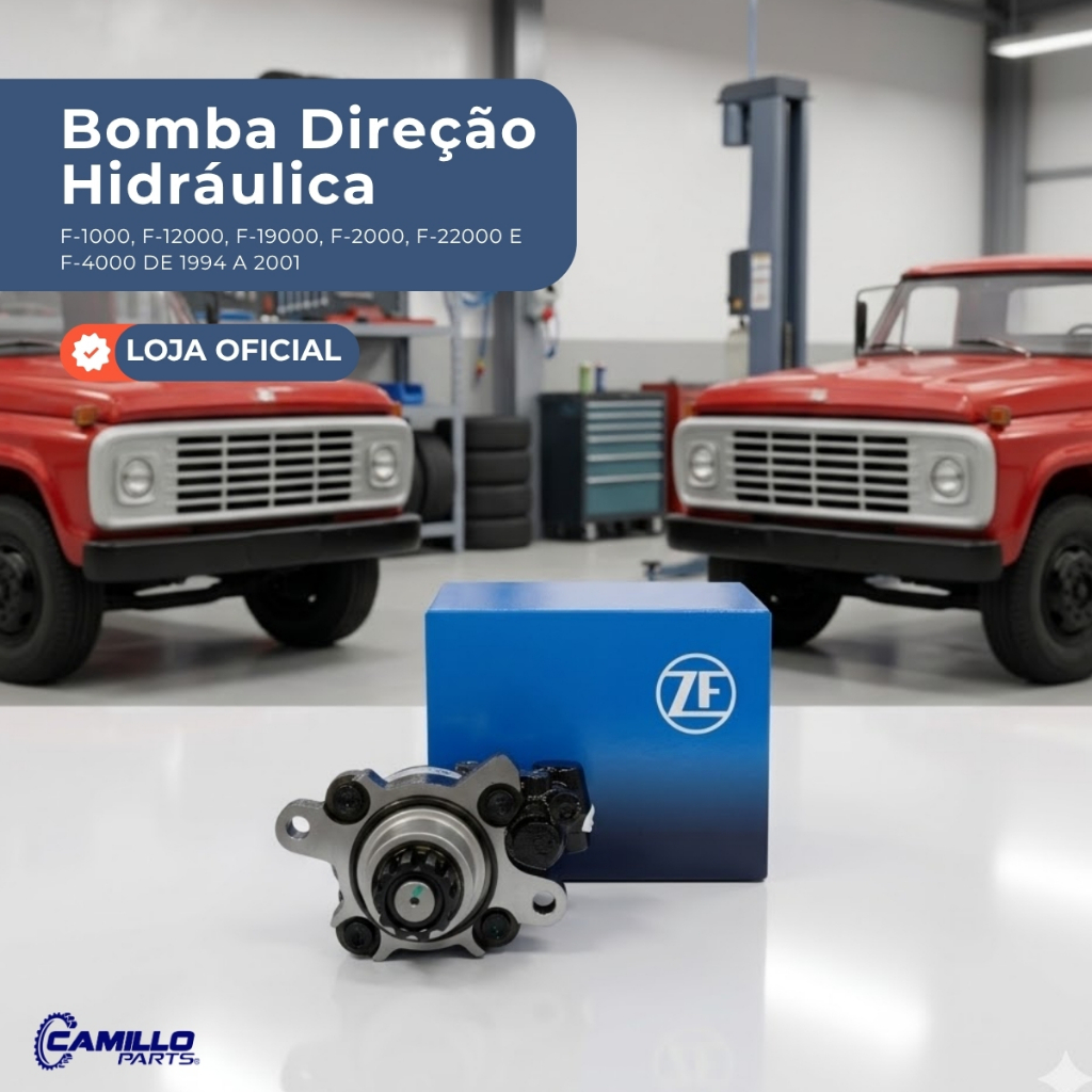 Bomba de Direção Hidráulica Toyota Bandeirante 14B 3.7 Diesel 1994 a 2001 ZF Original