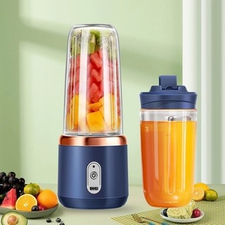 400ML 6 Lâminas Espremedor Elétrico Mini Liquidificador Portátil De Suco De Alimentos Misturador