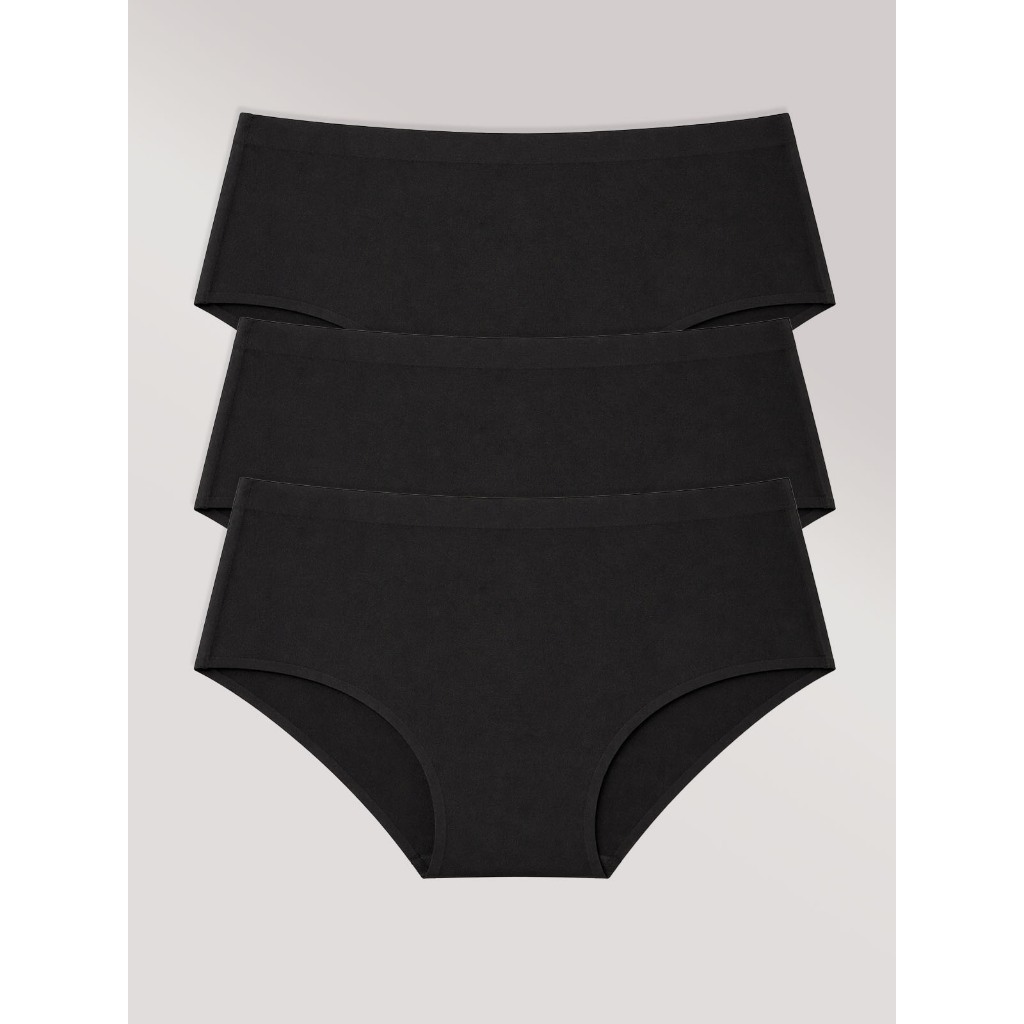 Kit com 3 Calcinha Caleçon Sem Costura Segunda Pele