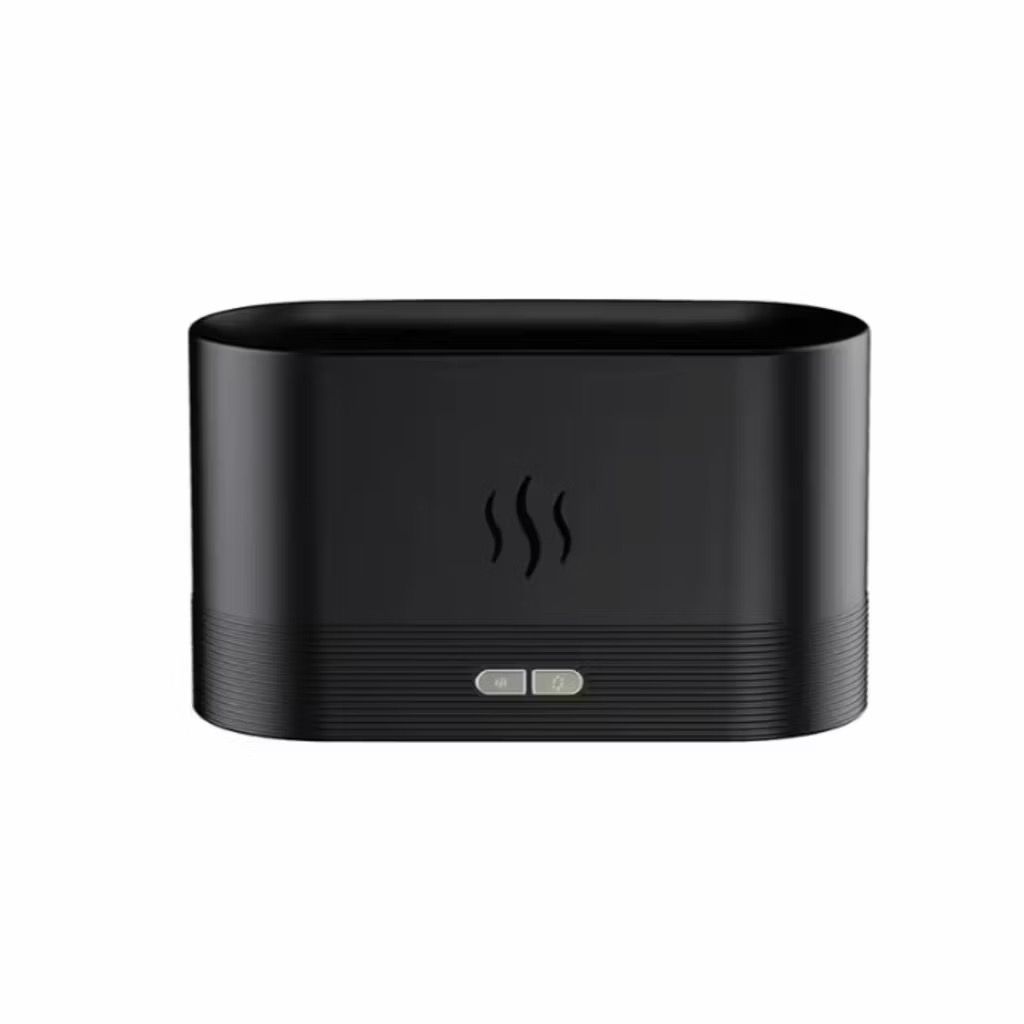 Umidificador de Ar Ultrassônico com Efeito Chama LED – Aromatizador de Ambiente