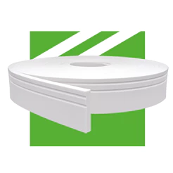 Rodapé Roda Meio Autocolante Flexível Eva 7cm Boiserie Roda Meio Modelo Rp07 | Envios FULL