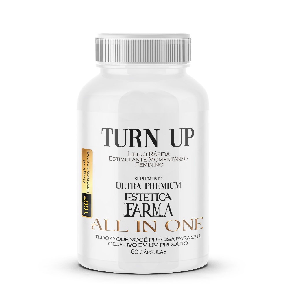 Turn UP Feminino Disposição E Libido Mulheres 60c