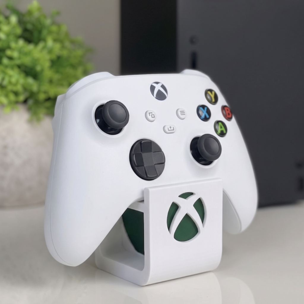 Suporte Controle Xbox Gamer De Mesa One Series X S Mesa Segura Protege Decora Antiderrapante