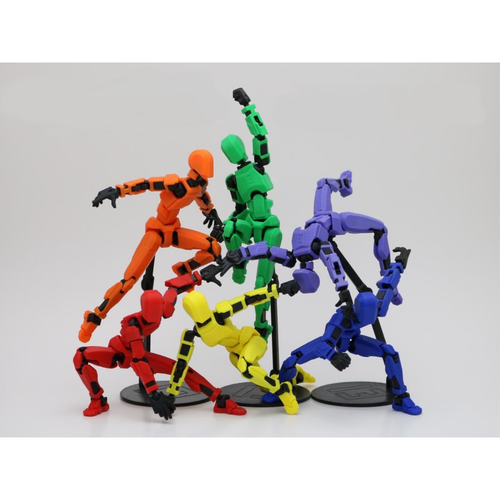 Dummy 13 Boneco Articulado Anti-Stress - Montagem DIY | Presente Infantil Criativo Estimulante