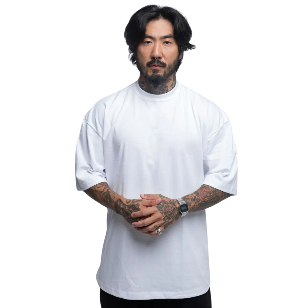 Camiseta Oversized Unissex Streetwear Algodão Premium Estilo Largo Moda Urbana Confortável Tendência Envio Rápido