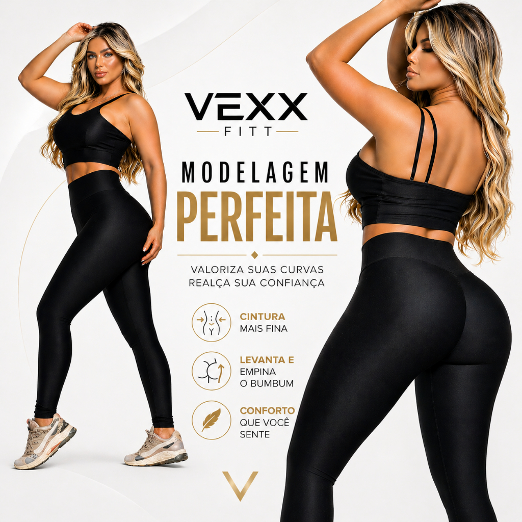 Promoção Calça Legging Fitness VEXX  Treino Academia Pilates Corrida SPORT