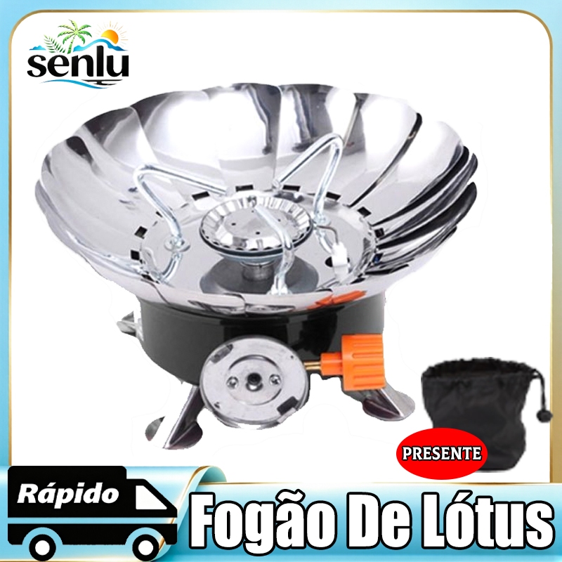 Fogareiro Portátil Dobrável Com Mangueira FogãoAr Livre Automático à Prova De Vento Viagem De Alta Qualidade