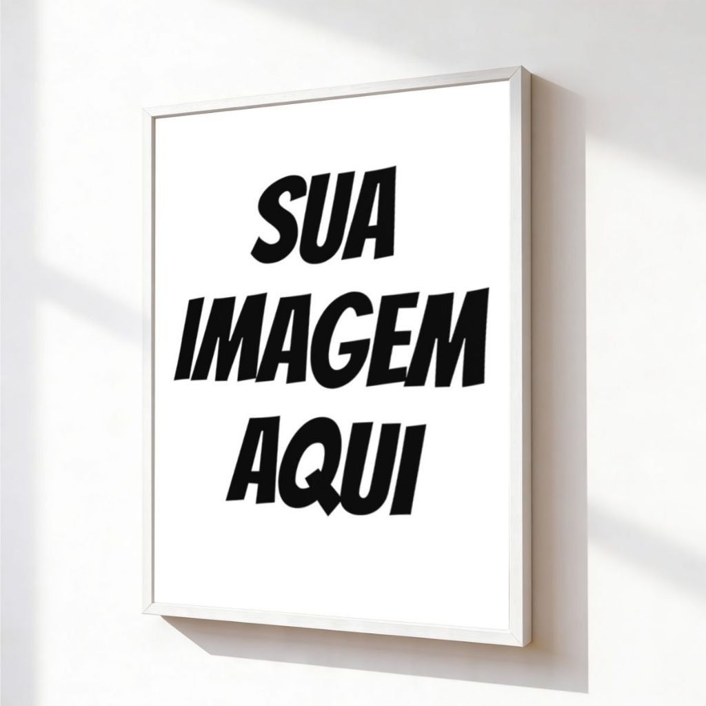 Placa Decorativa Personalizada Grande Com Sua Imagem Quadro Decoração Sala