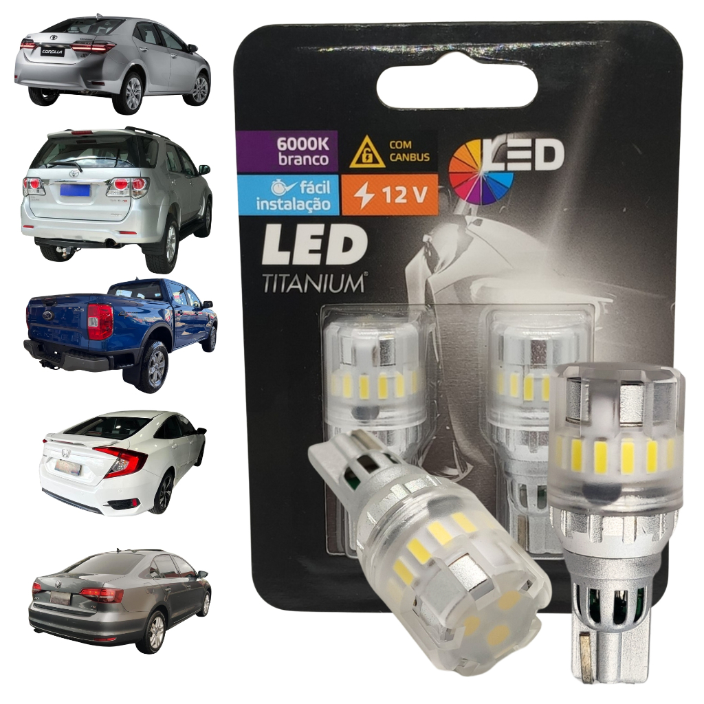 PAR LAMPADA LED T15 TITANIUM 18 SMD SLL-1211T