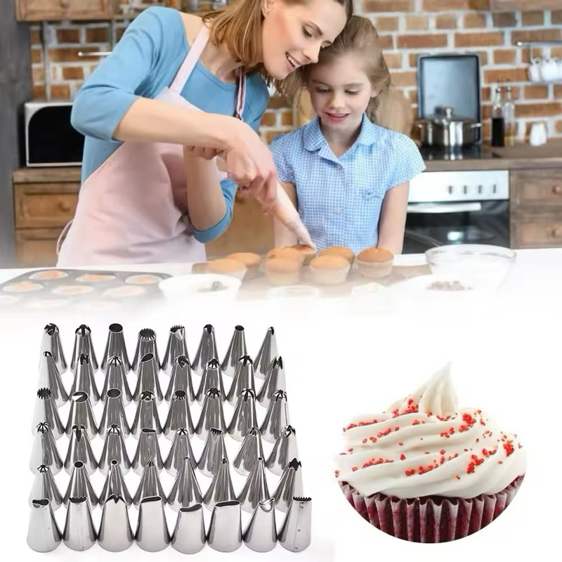 Bico De Confeiteiro Aço Inox Kit 23 Unidades E Adaptador