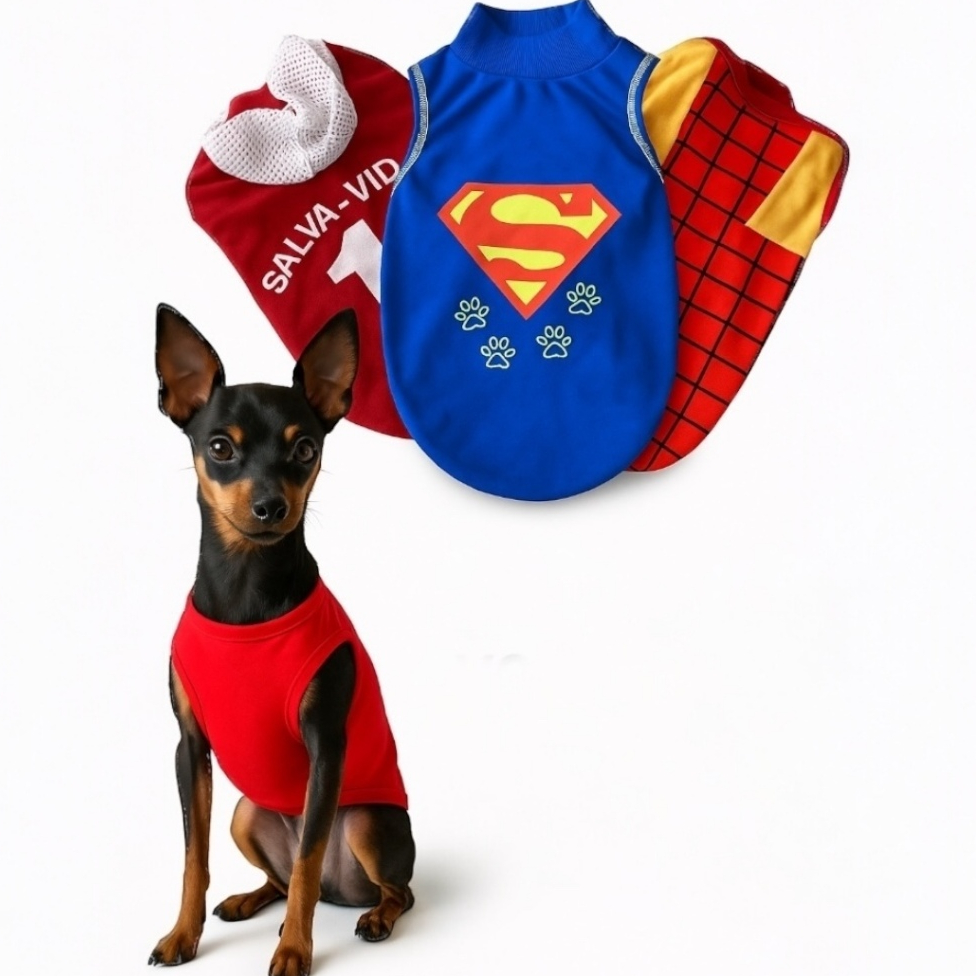 Roupa De Cachorro Moda Pet Atacado Roupinhas Pet De Malha Estampadas Tamanhos E Cores Diversos