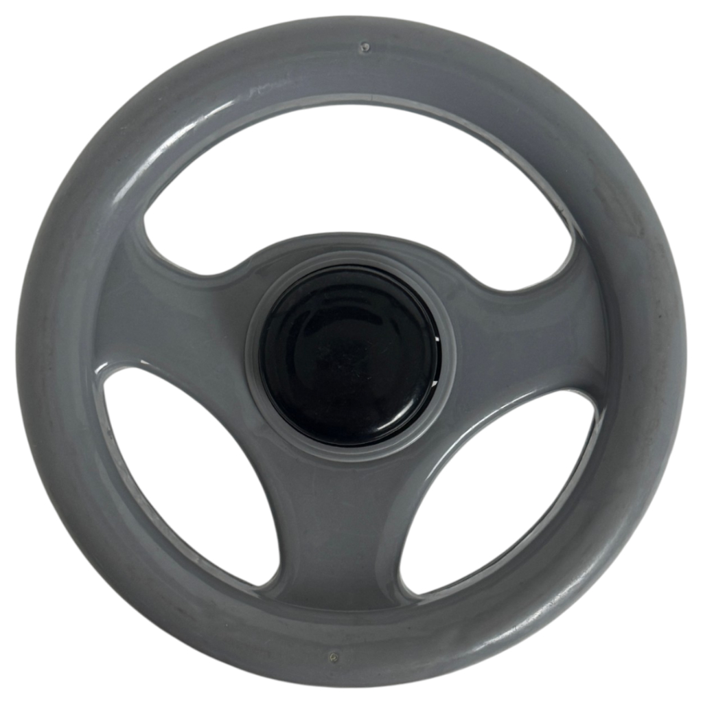 VOLANTE CINZA PARA CARRINHO PEDAL SPEED PLAY BAT HOMEPLAY