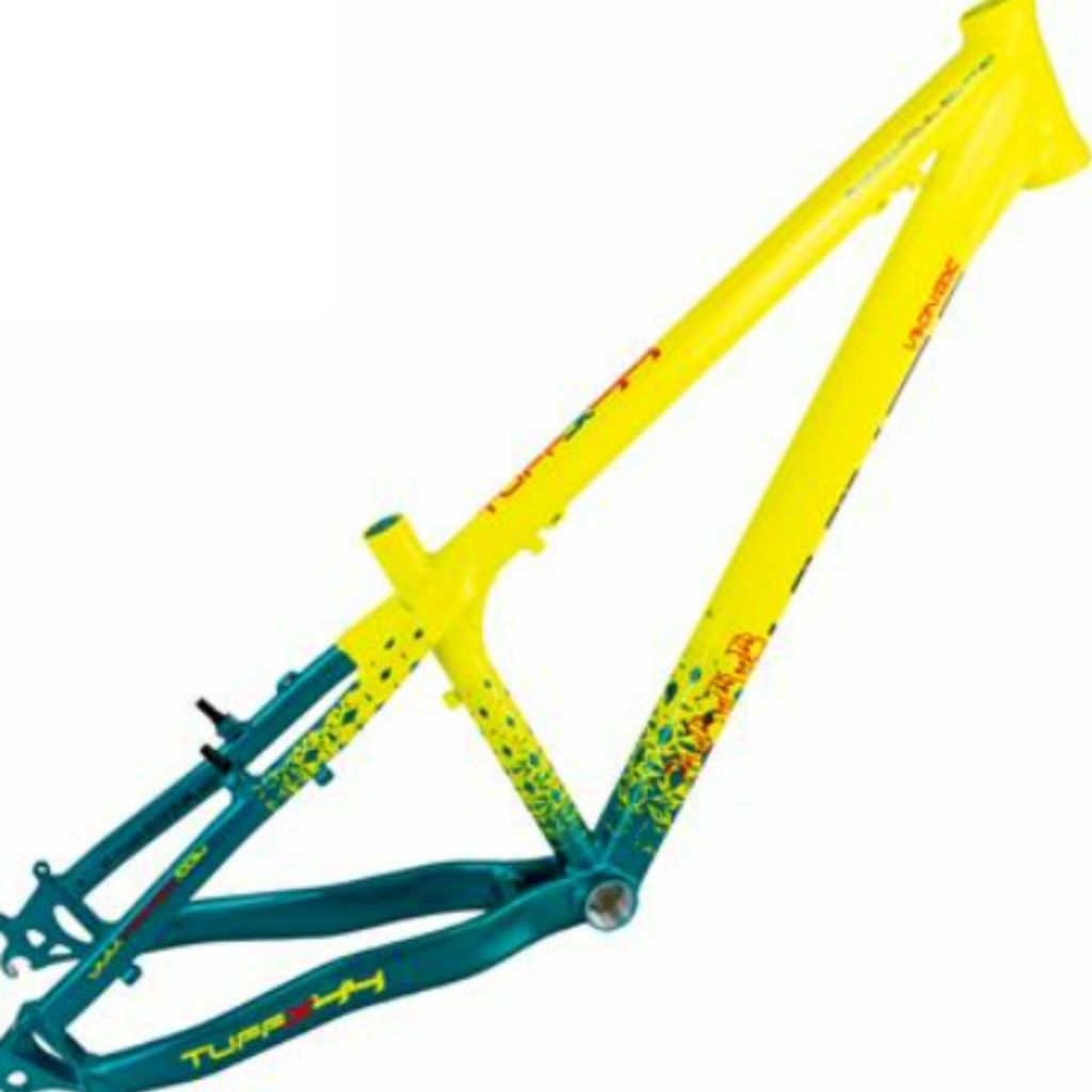 Quadro de Bicicleta Bike Vikingx Dirtj Tuff 44 Alumínio 13.8 P/ Grau