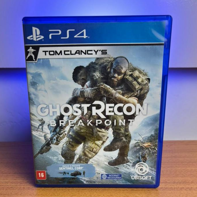 Jogo Tom Clancys Ghost Recon Breakpoint Ação Tiro PS4 Play 4 Midia Fisica CD Original