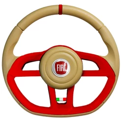 Volante GTI BEGE Esportivo Fiat Uno Mille Elba Fiorino Tempra