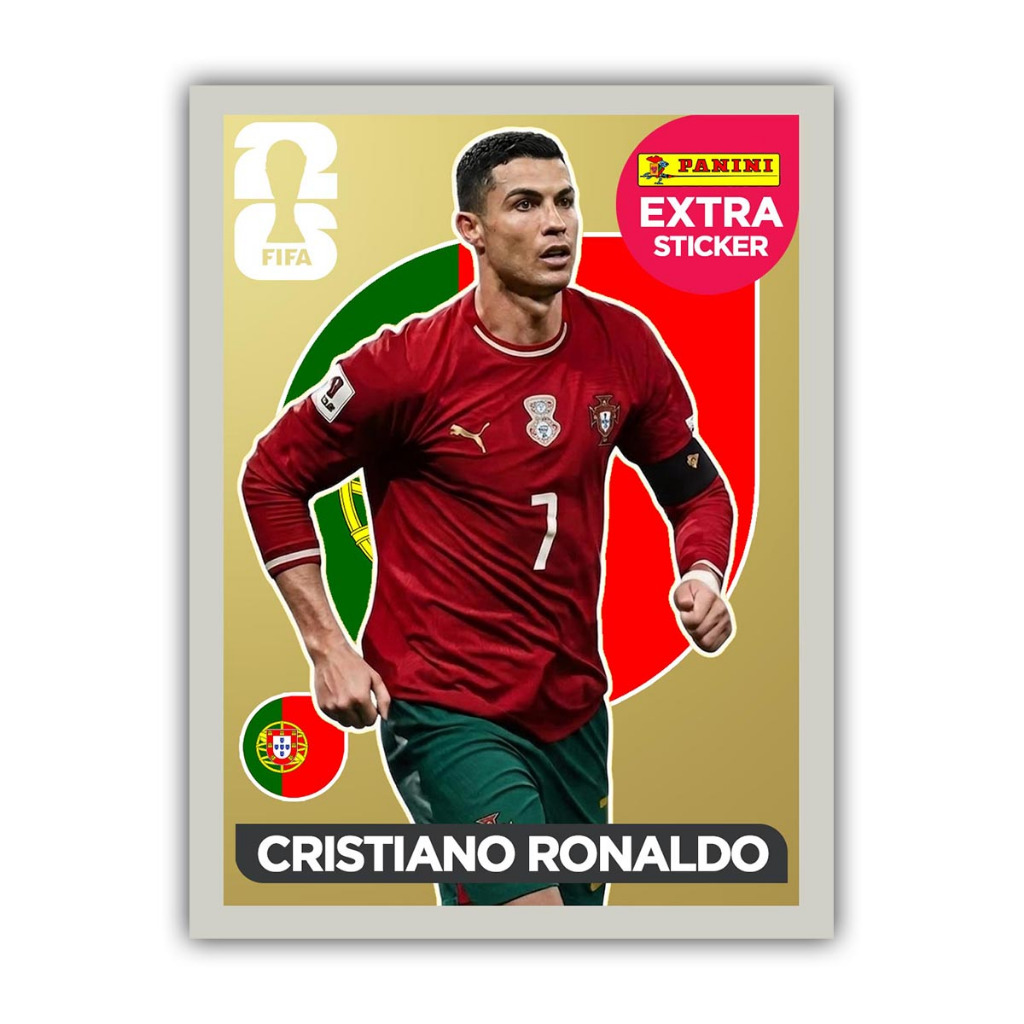 Figurinhas Cristiaano Ronaldo Ouro - Copa Do mundo 2026 - Neymar - Cristiano Ronaldo - Messi - cartinhas de futebol