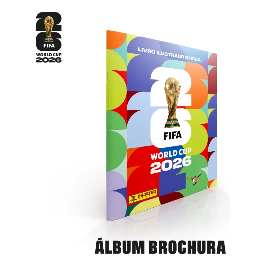 Álbum Copa do Mundo 2026 Panini Capa Mole Produto Oficial