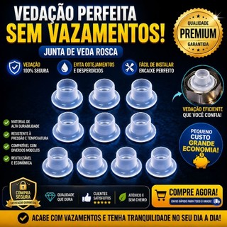 Peças Junta de Veda rosca de Torneira de Silicone com Vedação Eficiente para Água